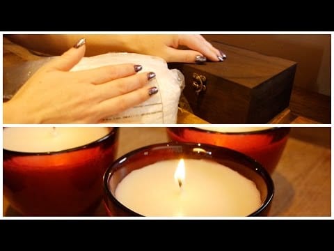 ASMR | Soy Candle Making | Essential Oils, Wax Flakes, Drips & Crinkles