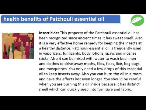 health benefits of patchouli essential oil – patchouli essential oil benefits