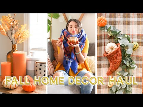 FALL DECOR HAUL + HOME TOUR | Easy & Affordable!