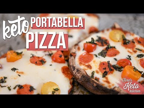 Keto Pizza | Low Carb Portabella Pizza Recipe | 5-6g total carbs!