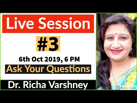 Dr. Richa Varshney Live Session #3 | Acupressure | Aromatherapy | Home Remedies