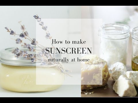 HOW TO MAKE SUNSCREEN | Essential Oils for Summer