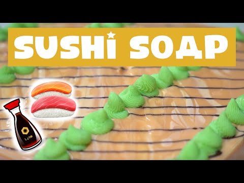 Making Sushi Cold Process Soap + My Favorite YouTubers | Royalty Soaps