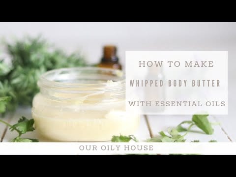 All Natural Whipped Body Butter with Essential Oils