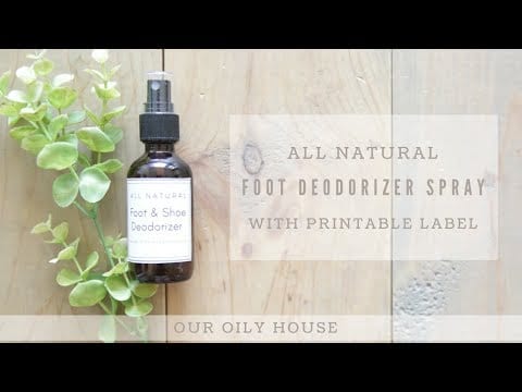 DIY Foot and Shoe Deodorizer Spray | Essential Oils for Healthy Toenails and Feet