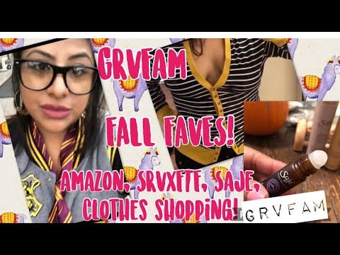 Fall Faves! 1st Video featuring SRVxFTF jeans, Amazon shopping, Saje rollerballs & more!