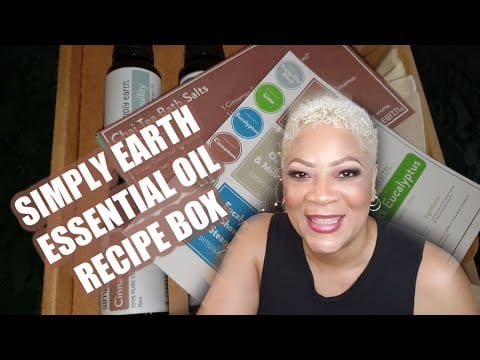 NOVEMBER 2019 – SIMPLY EARTH ESSENTIAL OIL RECIPE BOX UNBOXING