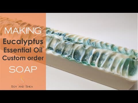 Eucalyptus Essential Oil Cold Process Soap   A custom order